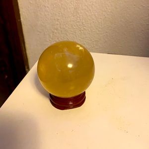 Crystal ball with stand